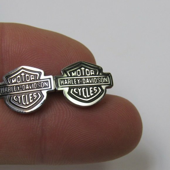 Harley Davidson Steel Earrings! - Picture 3 of 5